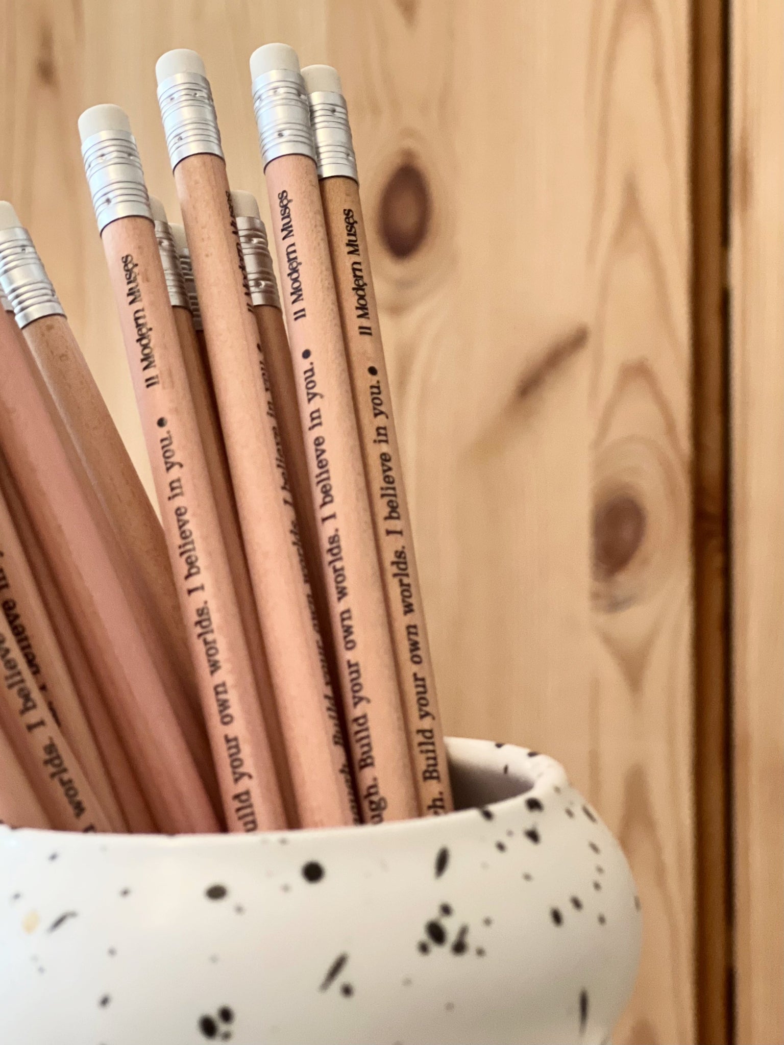 Motivational Pencils for lift the spirit from 11 Modern Muses