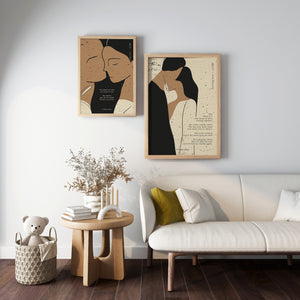 Turning Love wall frames. Love gifts from 11 Modern Muses