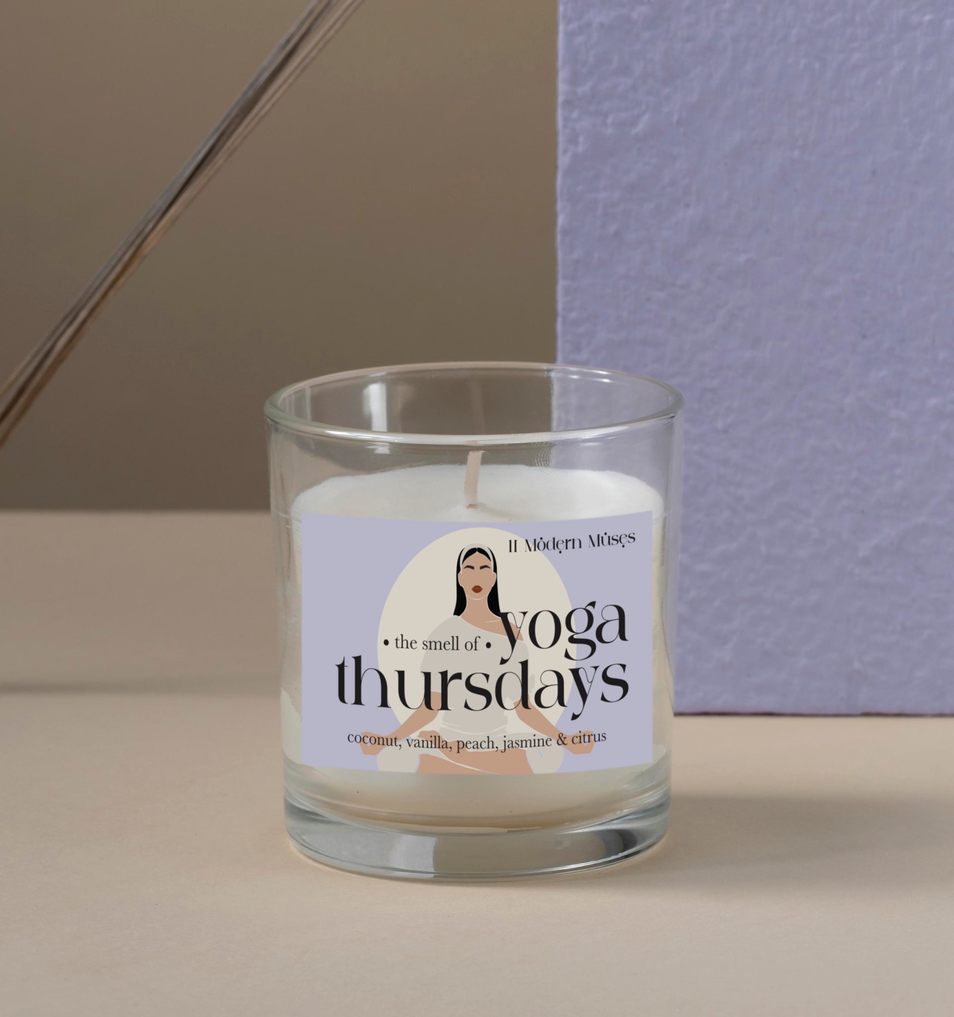 Yoga Thursdays. Relaxing Soy candles by 11 modern muses